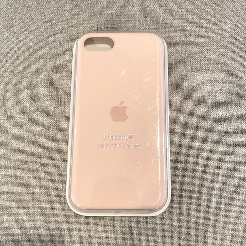 Authentic silicone case for iPhone SE